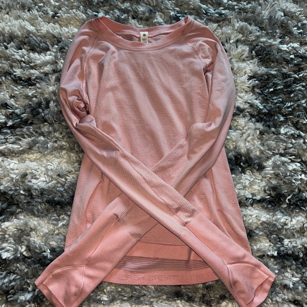 Lululemon Women's Salmon Swiftly Longsleeve - Race Length